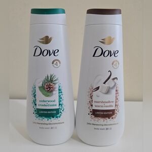 Dove Limited Edition Body Wash Set 2 Bottles 20oz Ea. Brand New